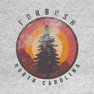 Forbush, NC - Tree (distressed) T-Shirt